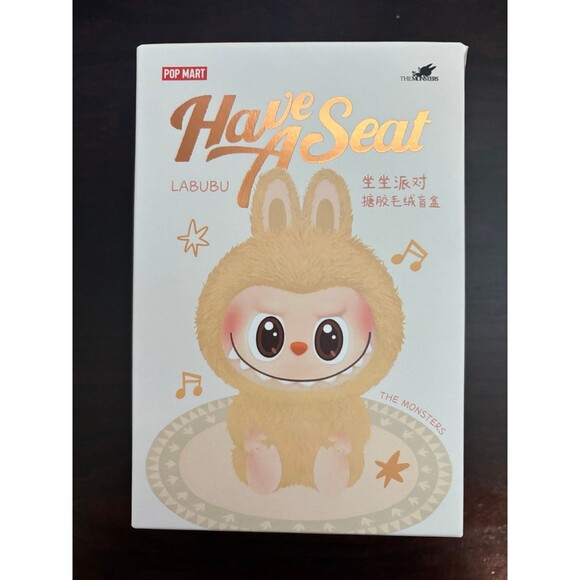 POP MART LABUBU The Monsters Have A Seat Vinyl Plush Blind Box, Sealed - Picture 1 of 5